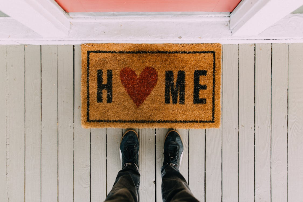 A home welcome mat