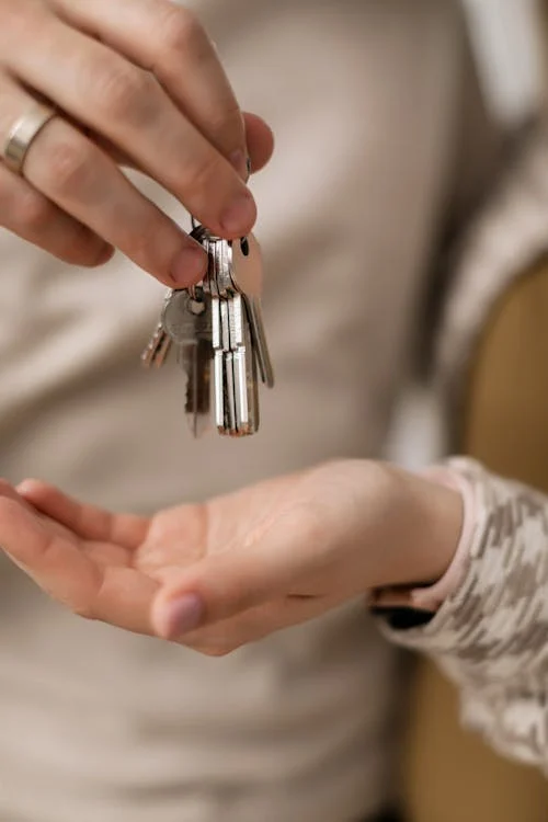 The keys to a new home