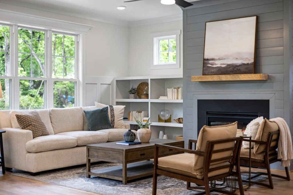 The interior of a well-designed house